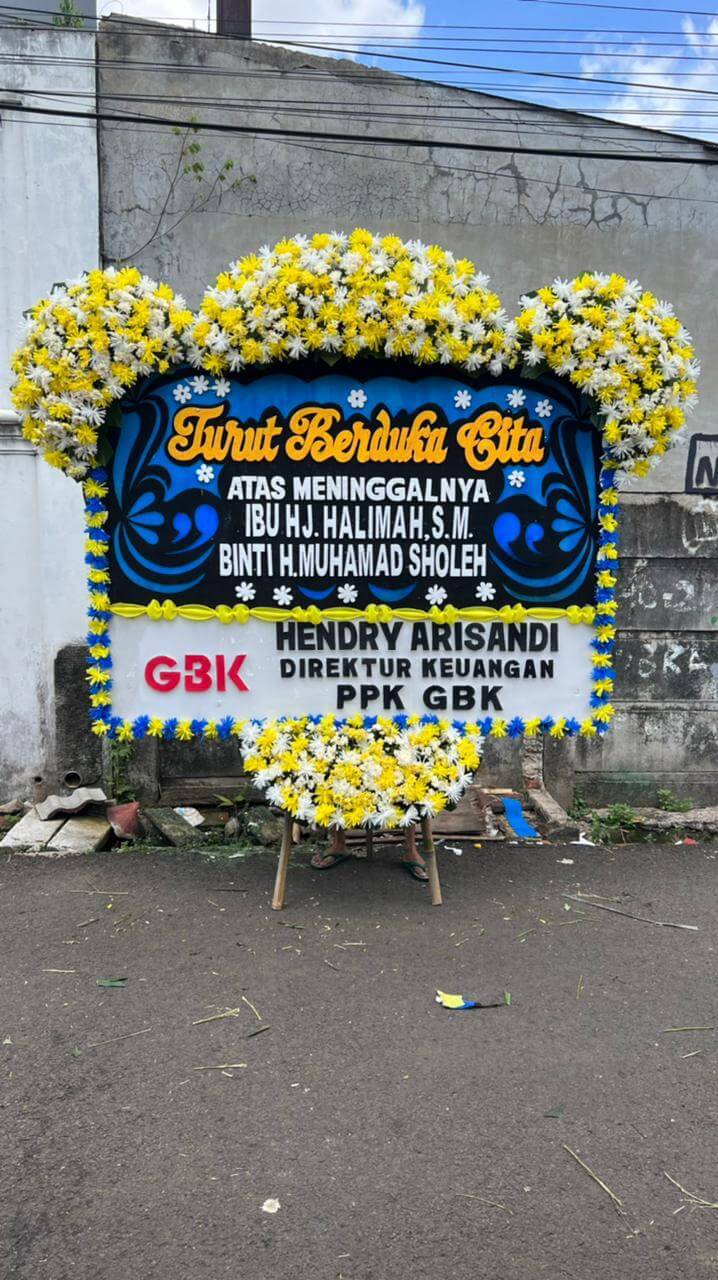 Bunga papan duka cita Karawang Cikarang