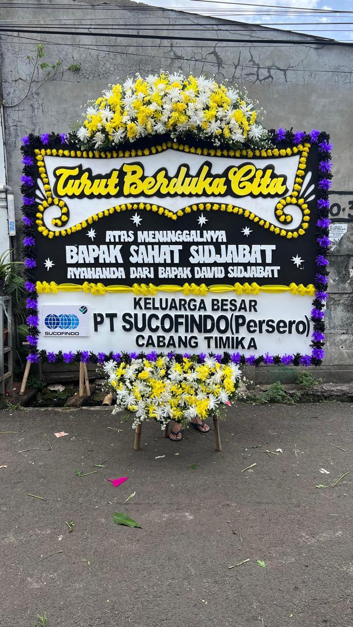 Bunga Papan Duka Cita Elegan